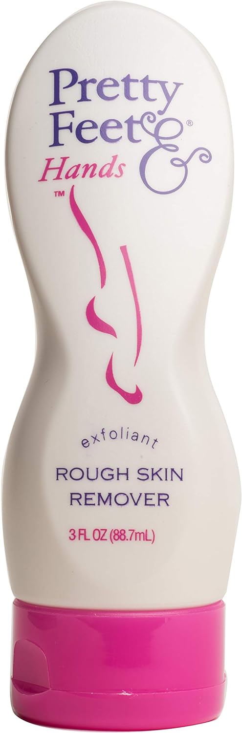 Pretty Feet & Hands Rough Skin Remover-Exfoliant, 3 Fluid Ounce