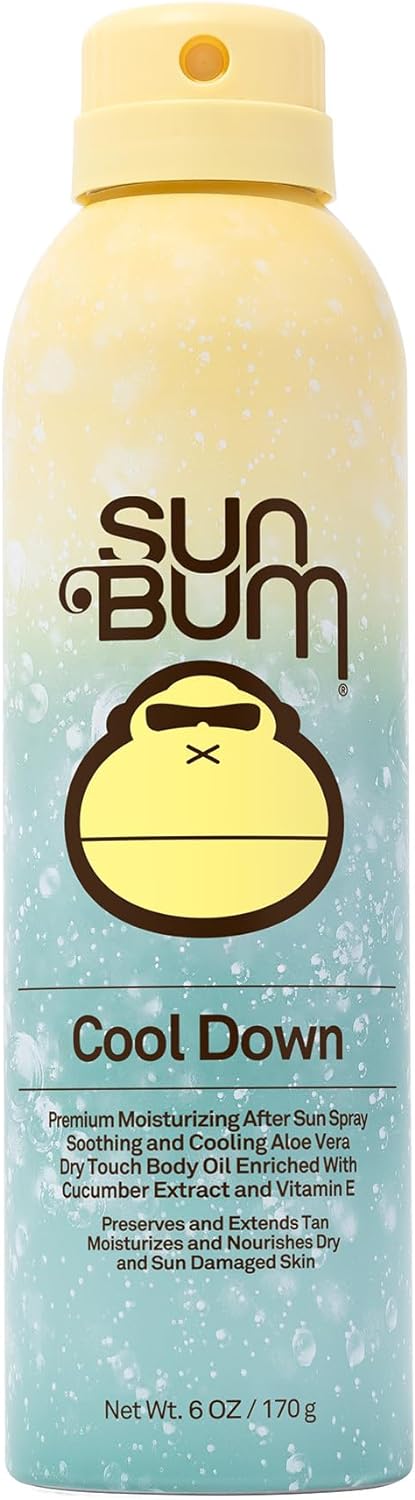 Sun Bum Cool Down Aloe Vera Lotion - Vegan After Sun Care with Cocoa Butter to Soothe and Hydrate Sunburn- 8 oz